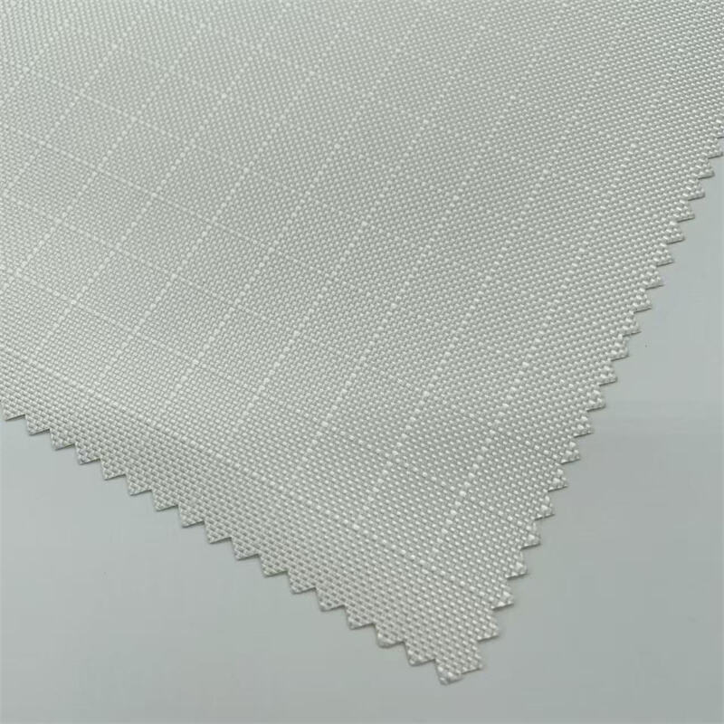 NFPA 701 flame retardant PU coated HT polyester 840D high tenacity rip-stop oxford fabric with durable water repellent