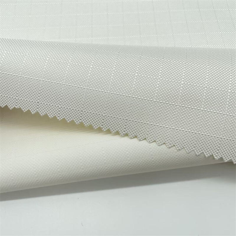 NFPA 701 flame retardant PU coated HT polyester 840D high tenacity rip-stop oxford fabric with durable water repellent