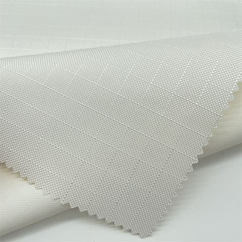 NFPA 701 flame retardant PU coated HT polyester 840D high tenacity rip-stop oxford fabric with durable water repellent