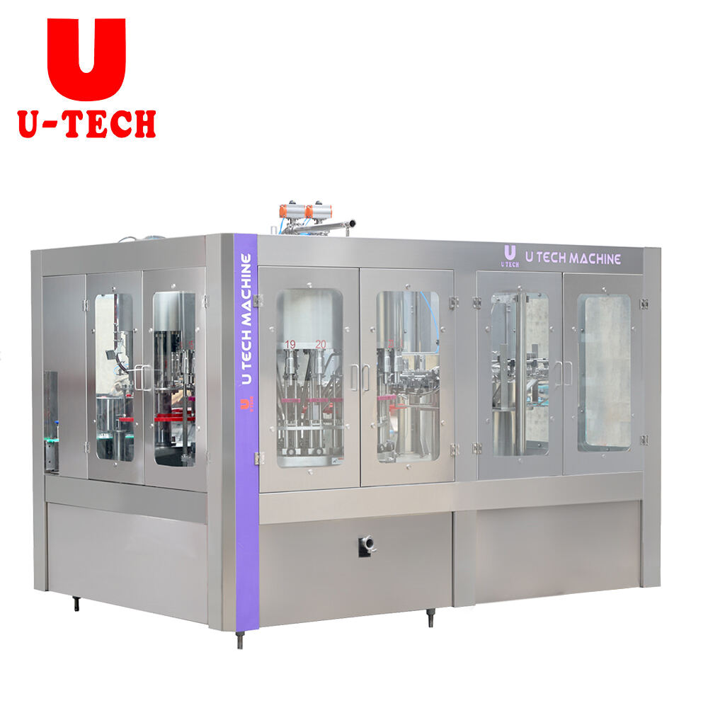 Automatic juice tea hot filling machine