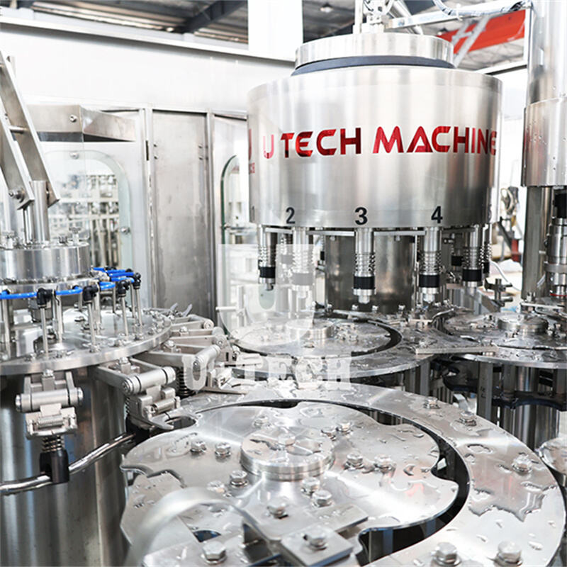 Mesin pengisian, pengemasan, dan penutup botol susu segar murni otomatis rotary 3 in 1 untuk hewan peliharaan kecil