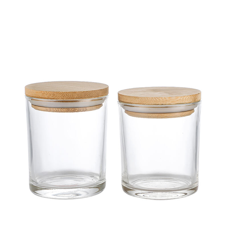 Individuelle Farbe 200ml Haushalts-Glas-Kerzenbehälter leer