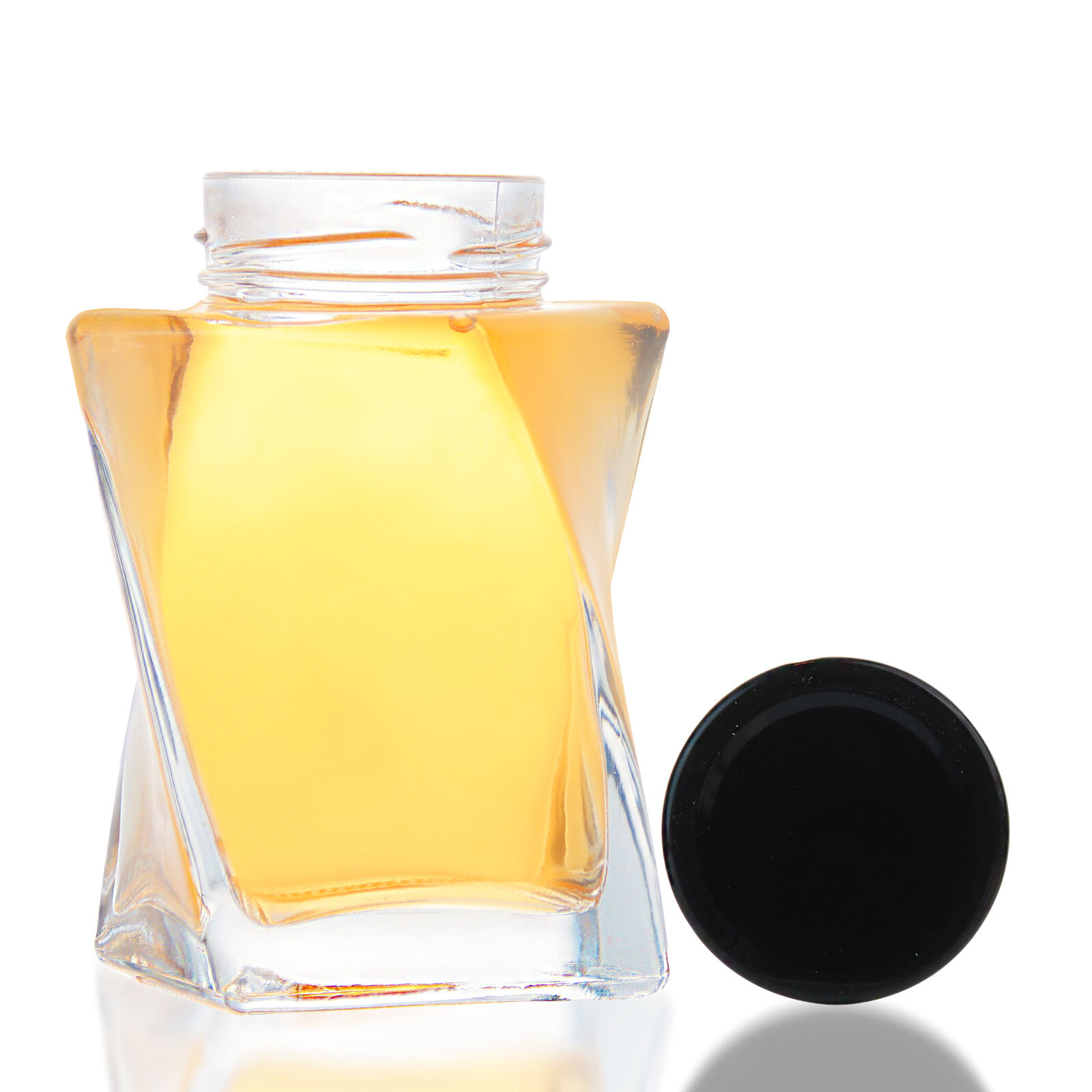 ODM 150 ml 400 ml Lebensmittel-Honigglasgläser mit Deckeln