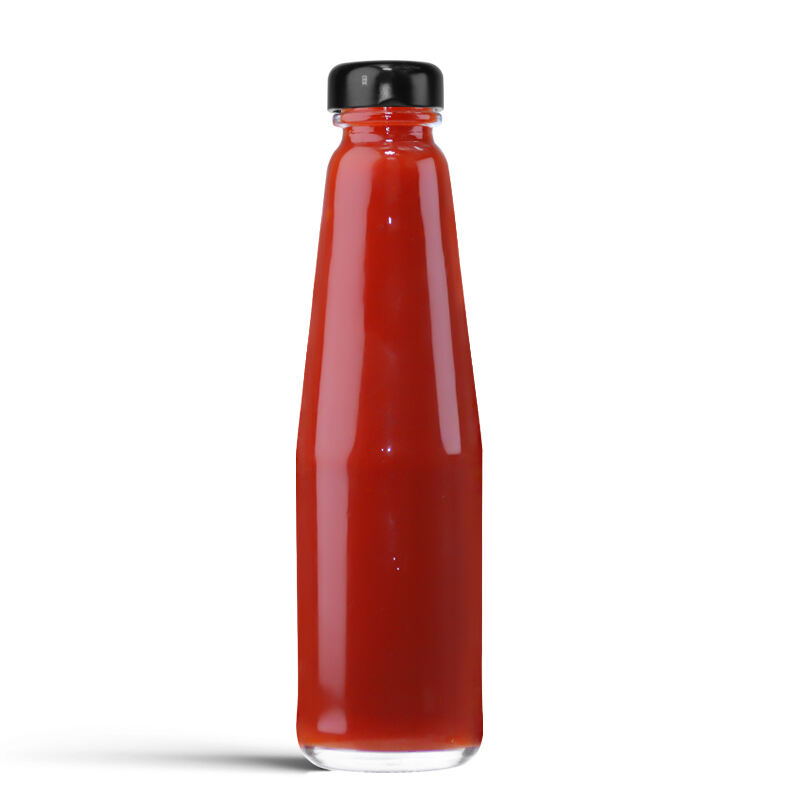 Individuelle leere 250ml Marmelade Tomatenketchup Glasflasche