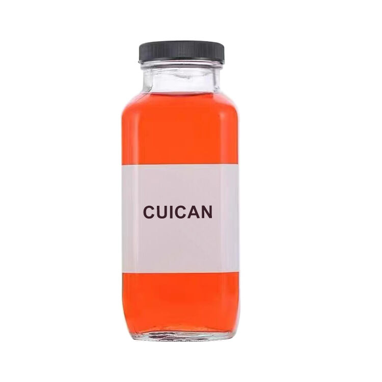 Großhandel 250-ml-, 500-ml-Quadratsaftkaltgetränk-Glasflasche