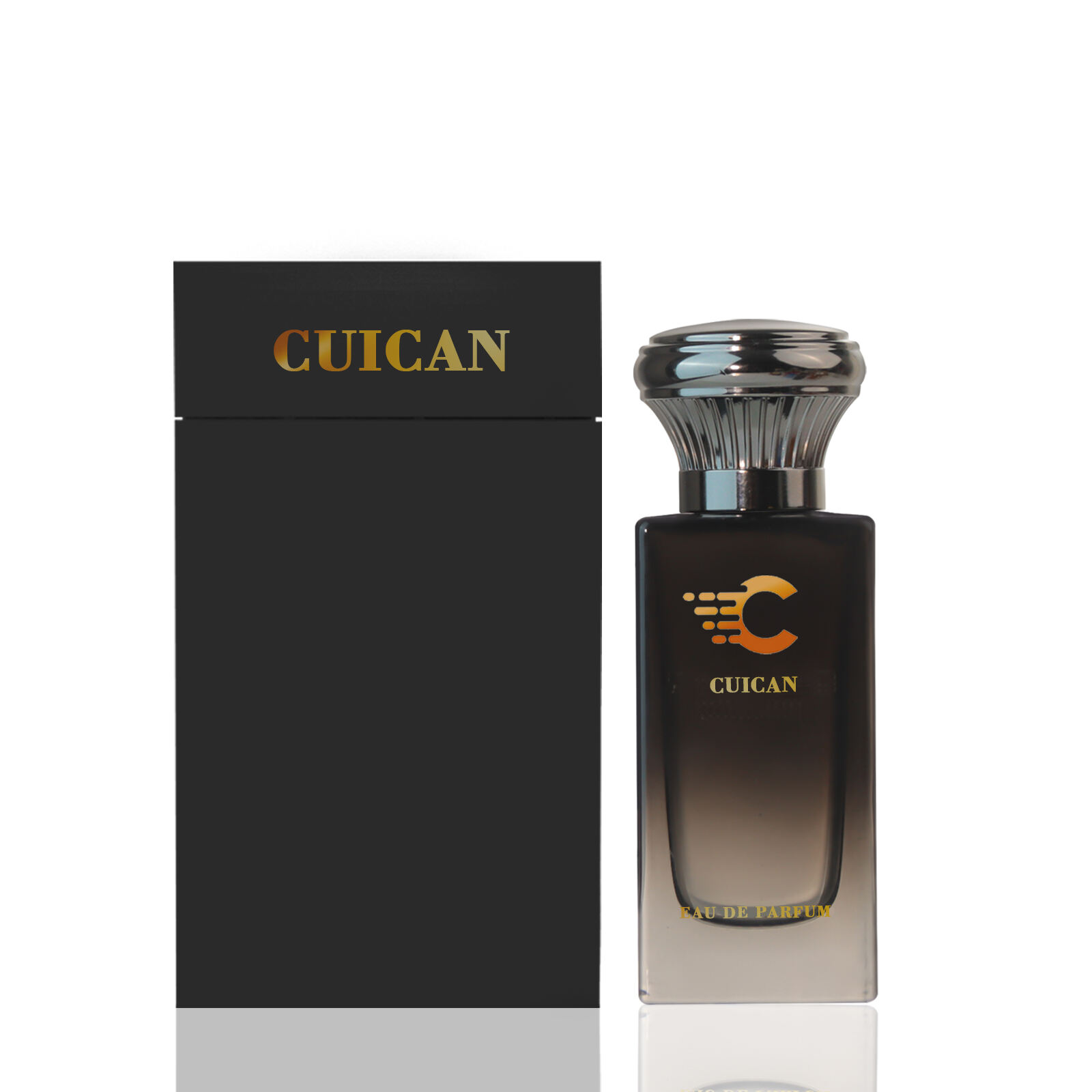 Individuelle 100ml Sprühglas-Parfümflasche quadratisch