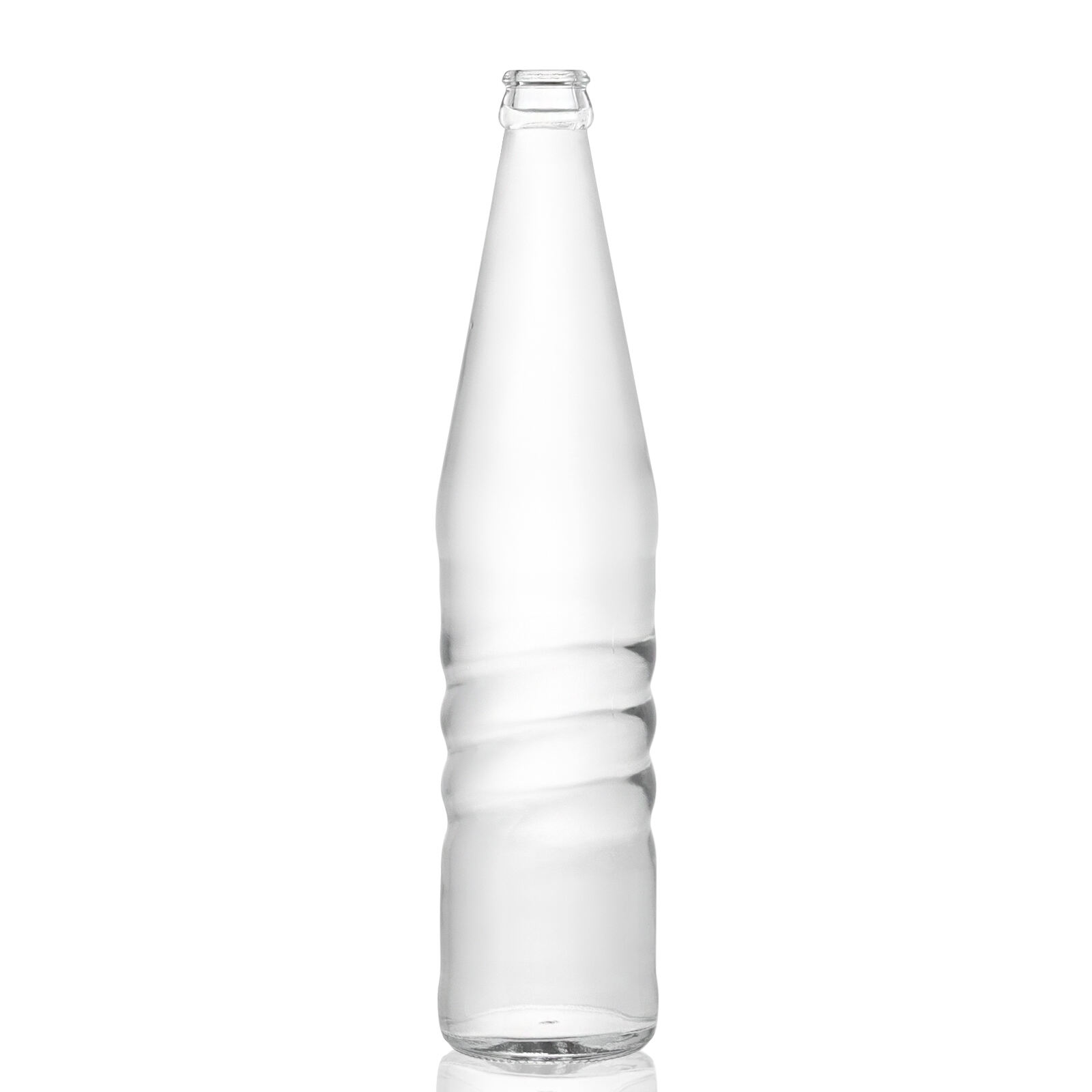 ODM Wiederverwendbare 530-ml-Schraubverschluss-Carbonatgetränk-Glasflasche
