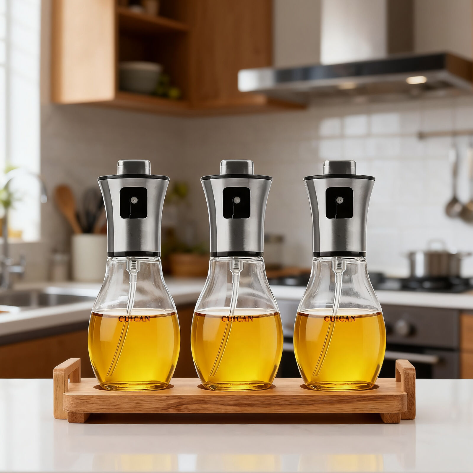 Why is the 200ml oil spray bottle for the kitchen an ideal choice for the catering industry? 