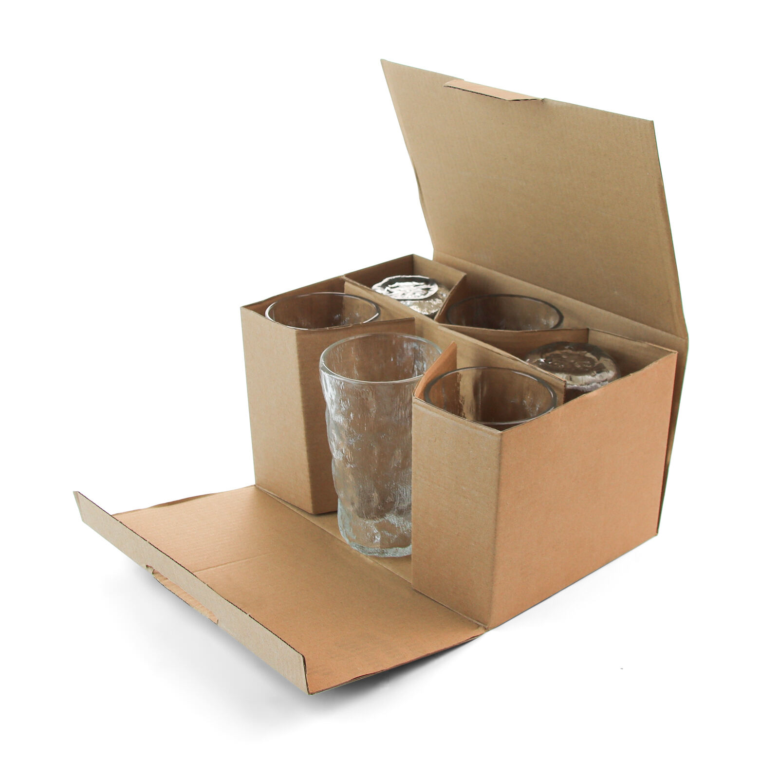 Maßgeschneiderte Glasbecher-Flaschenverpackungskartons