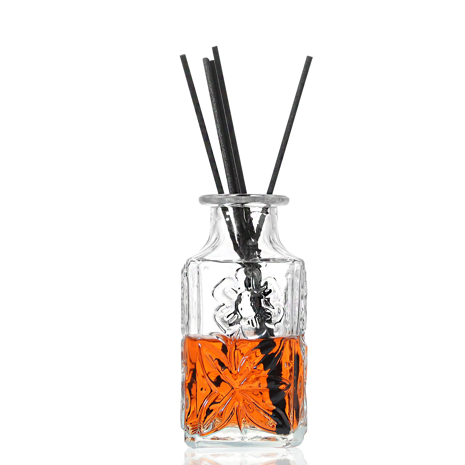Individueller Fabriksverkauf 260ml Transparente Glasdiffusorflaschen