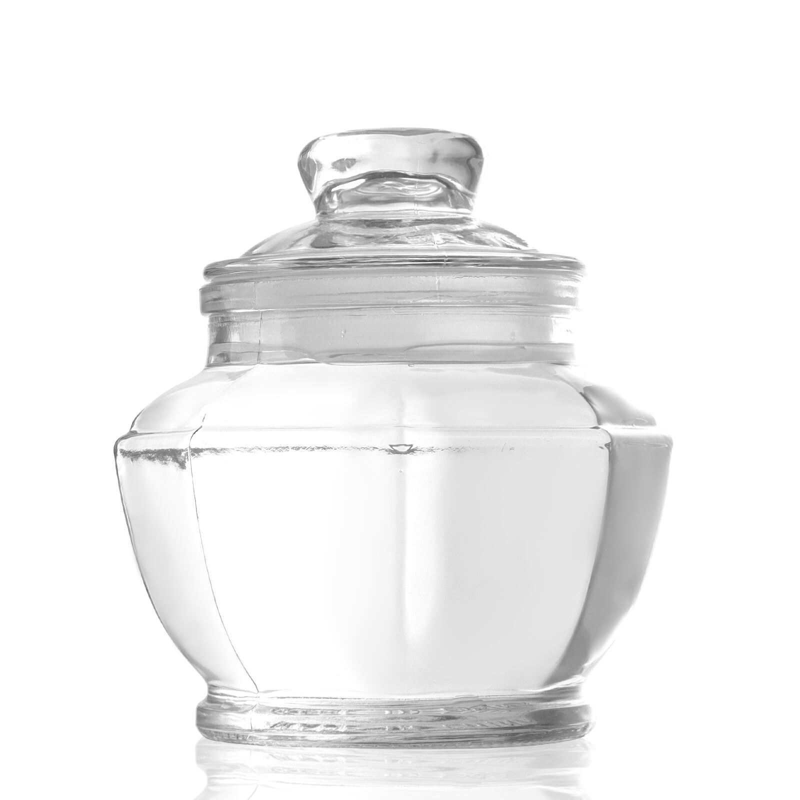 Fabrik 650 ml, 1 L, 2 L große Gewürzgläser aus Glas zur Lebensmittelaufbewahrung mit luftdichtem Deckel