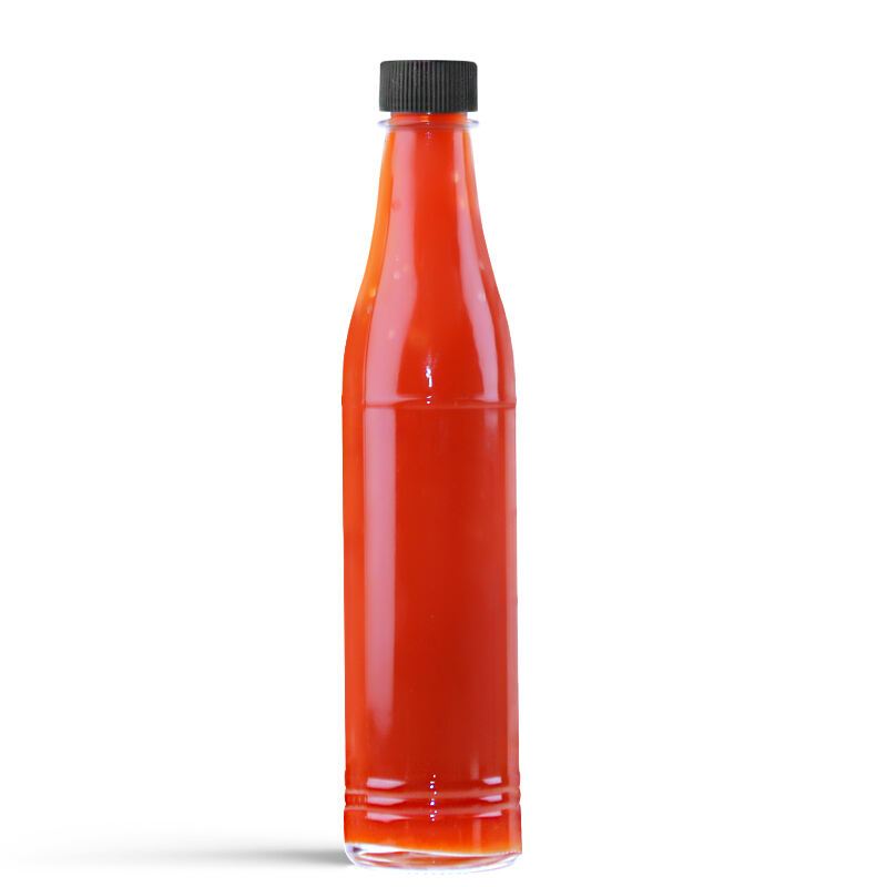 Großhandel 90ml gewellte Chilisalat-Tomatenketchup-Glasflasche