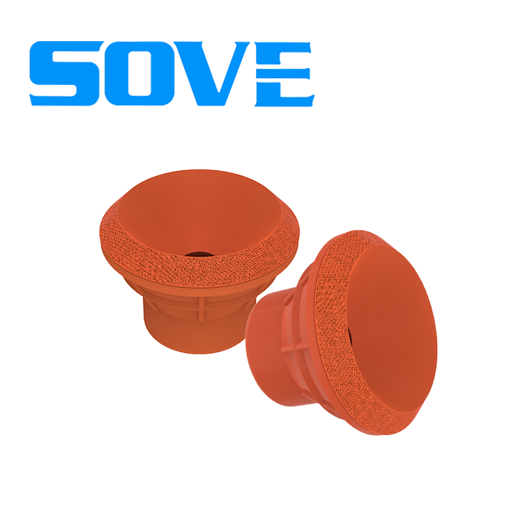 GG series vacuum suction cups red sponge sucker