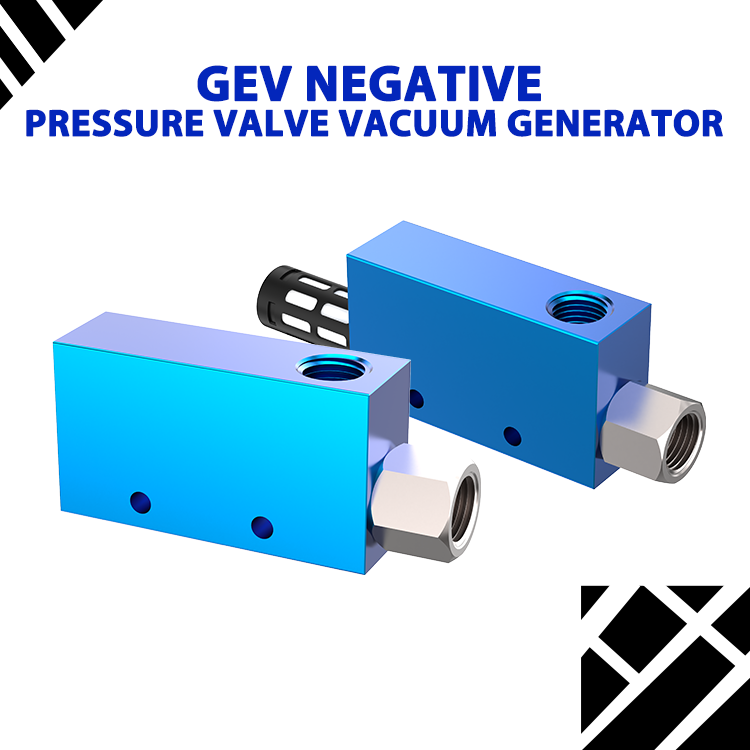 Vacuum Generator Valve, Aluminum, 1/4 NPT Port – For Negative Pressure Systems