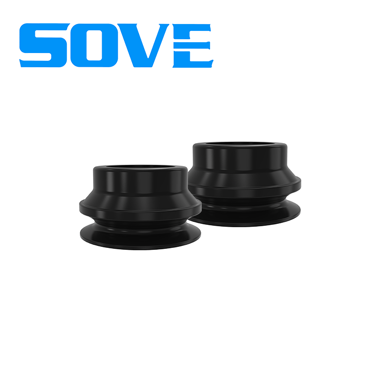 GZP3E-BM--Accordion type suction cup with groove