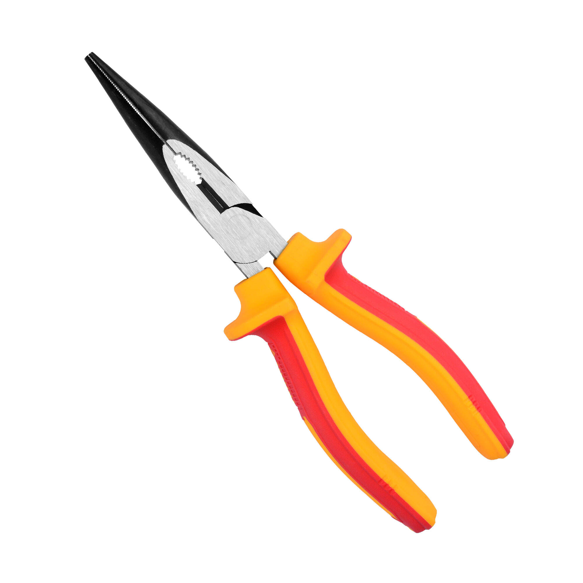 INSULATED HIGH LEVERAGE SNIPE NOSE PLIERS