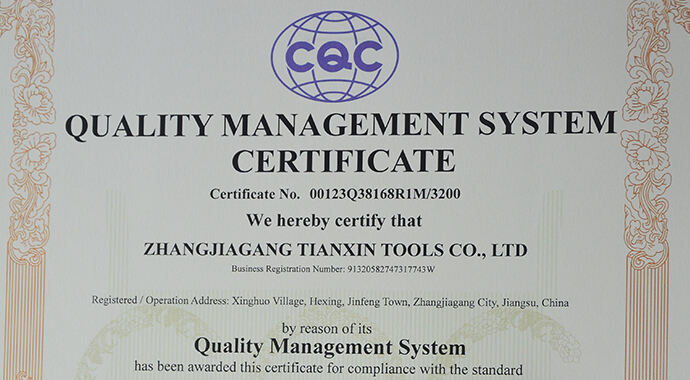 Achieved ISO9001 certification