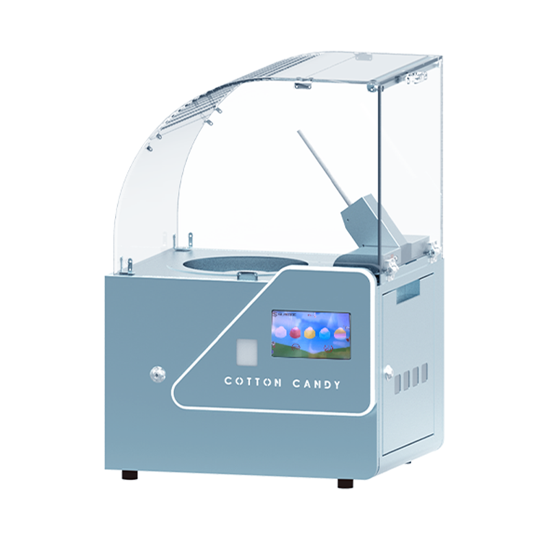 SUNZEE Rahusa Farashin Ƙananan Kasuwancin Kayan Auduga Candy Machine MG221 Semi Atomatik Robot