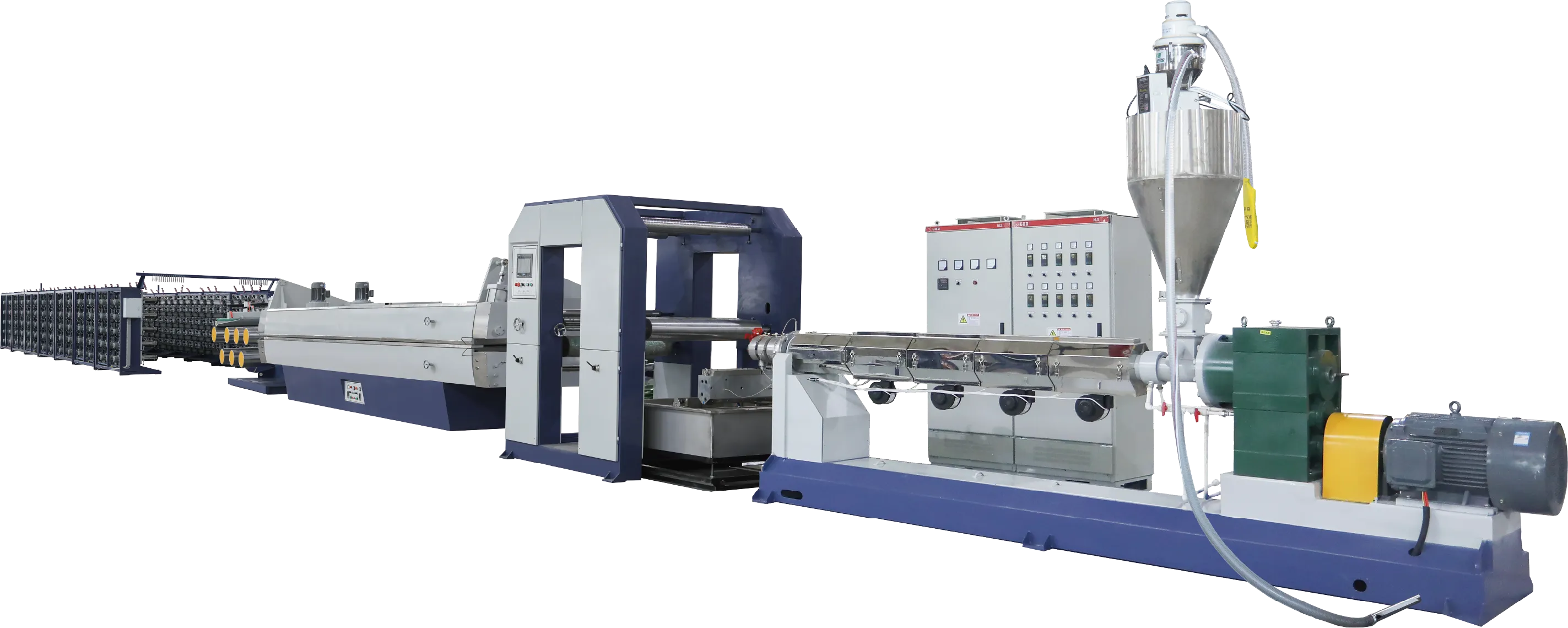 Жазык пленка тартуу машинасы | Өнөмдүк өндүрүш үчүн жогорку ылдамдыктагы PE/PP/BOPP пленкаларды созуу куралдары