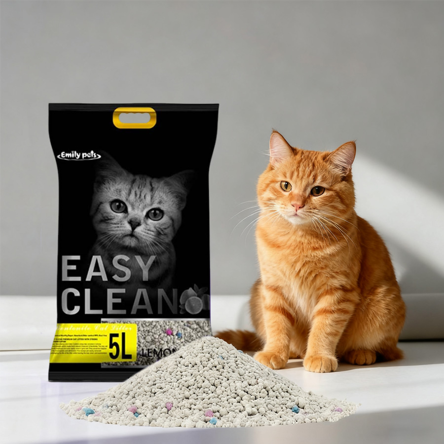 Which bentonite cat litters are dust-free and export-quality?