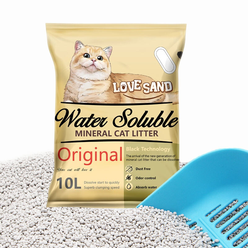 Nalulusaw sa Tubig Bentonite Cat Litter