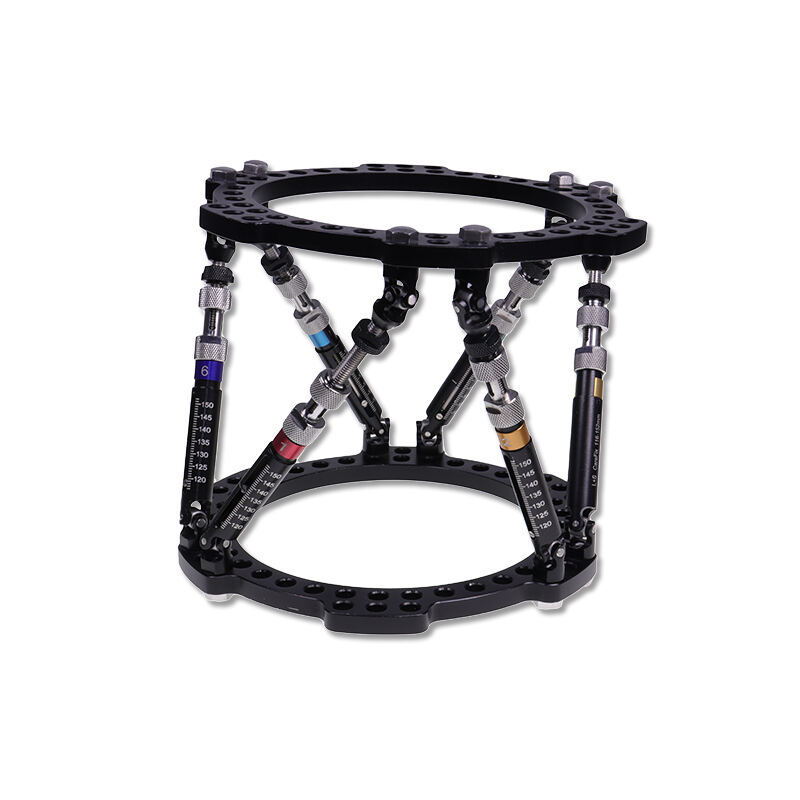 Double Ring Configuration of Six-Axis Ring External Fixator
