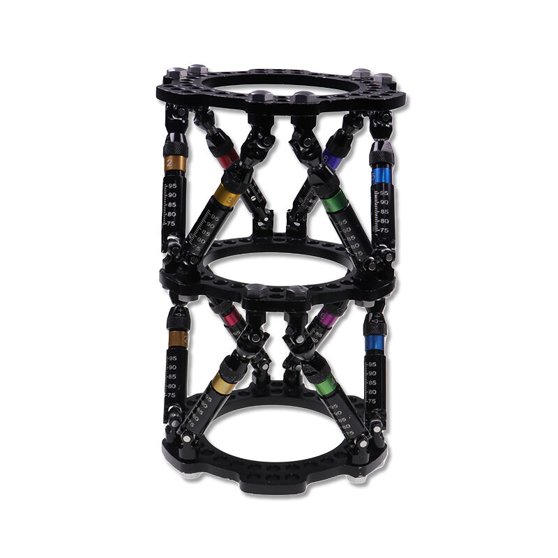 Three Ring Configuration of Six-Axis Ring External Fixator