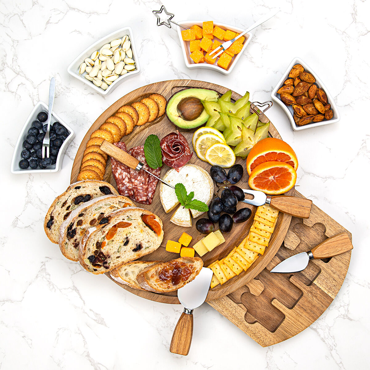 A Serving Centerpiece Designed for Grazing