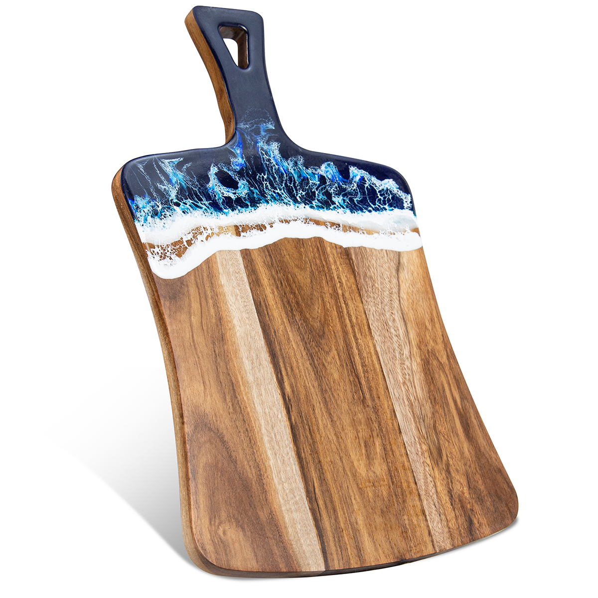 Artisan Resin Ocean Serving Board with FDA Certifications