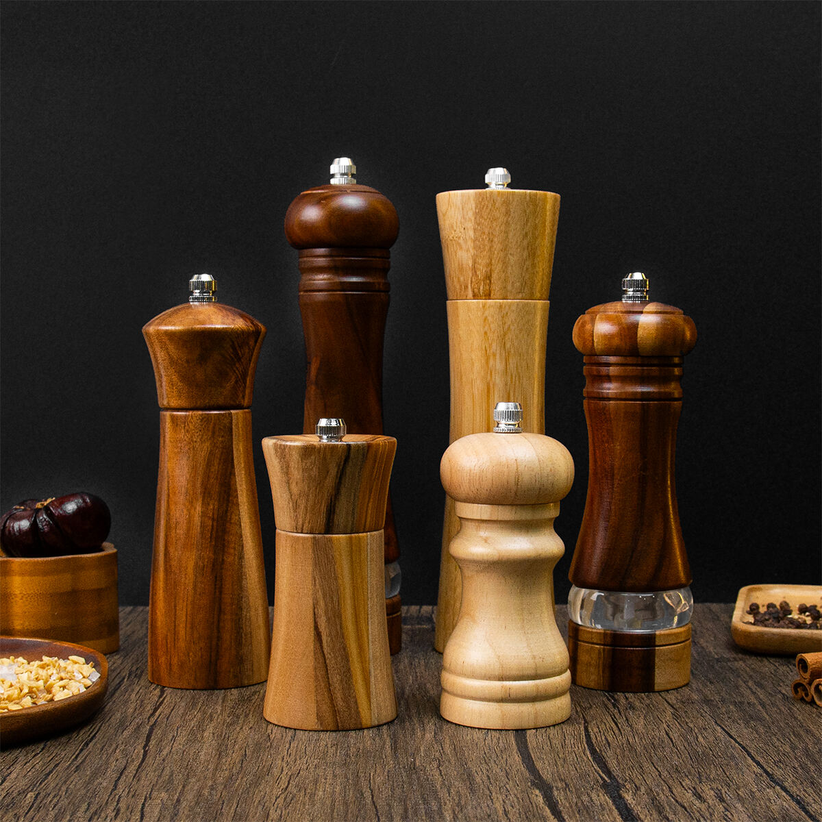 Elevate Your Culinary Experience with Our Wood Pepper Mill