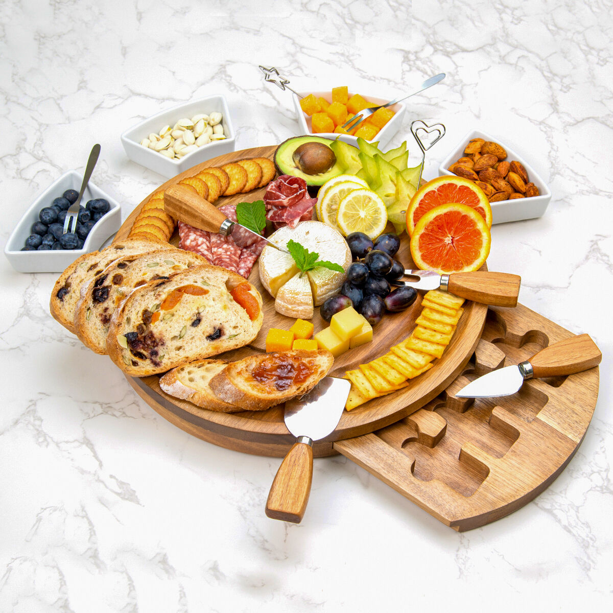 Artisan Mini Cheese Boards | Sustainable FSC-Certified Wood | GREATSUN
