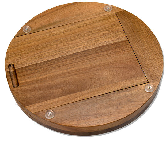 Set Porta Formaggi In Ardesia E Legno Di Acacia – Vassoio Buffet Con Ciotole In Ceramica Per Antipasti E Finger Food