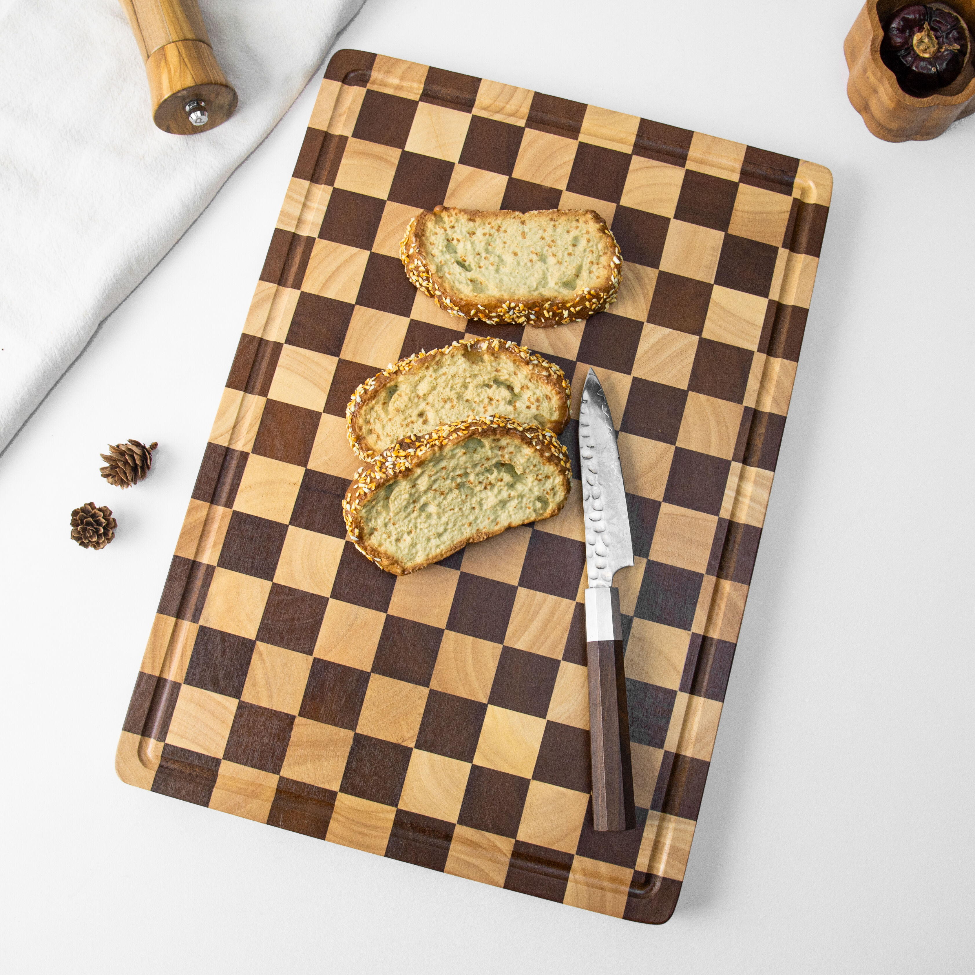 Discover the Artisanal End Grain Chopping Block for Your Kitchen