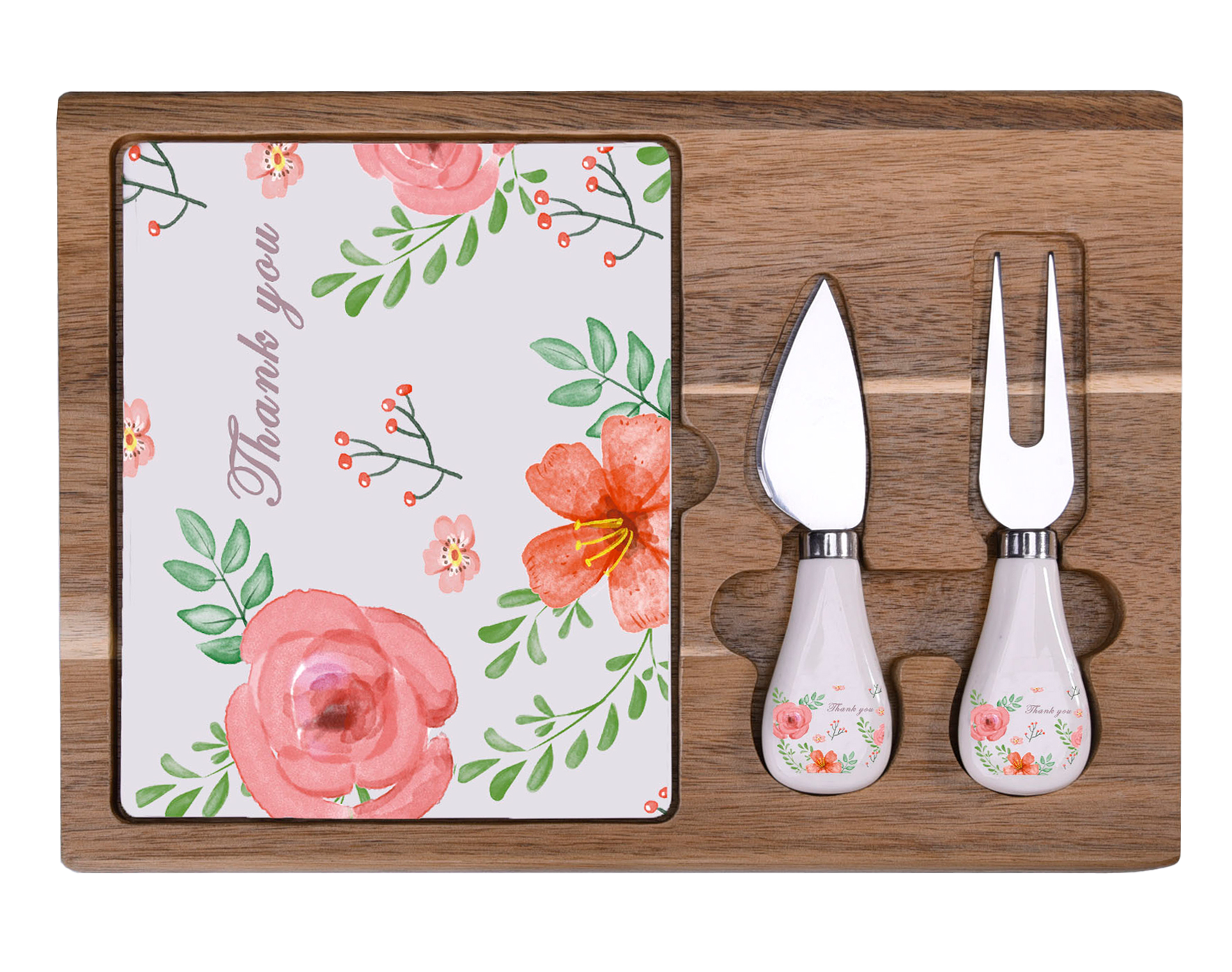 Prémium keményfából készült sajttálcák a kulináris művészeknek