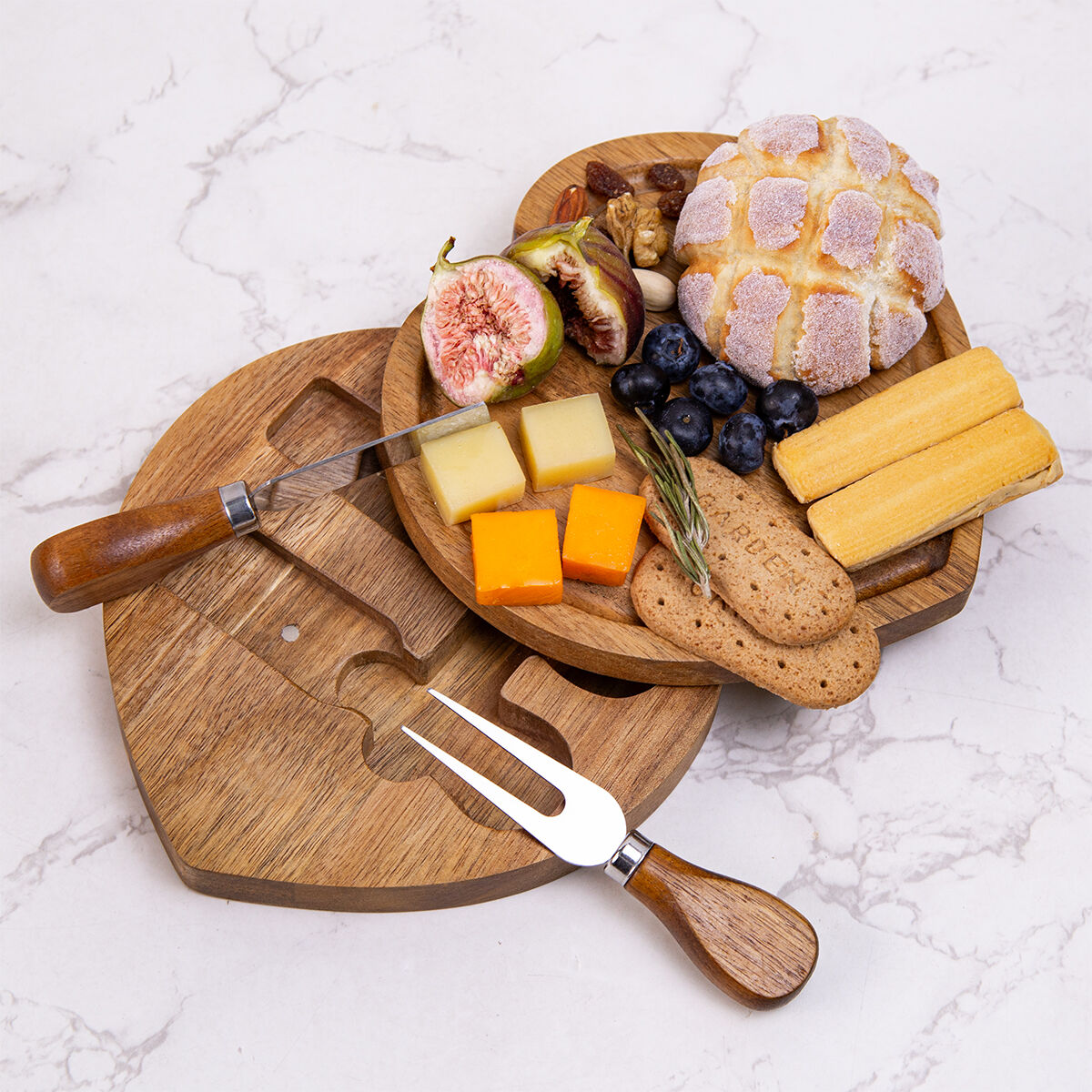 Artisanal Cheese And Cracker Trays | Sustainable Woodcraft | GREATSUN