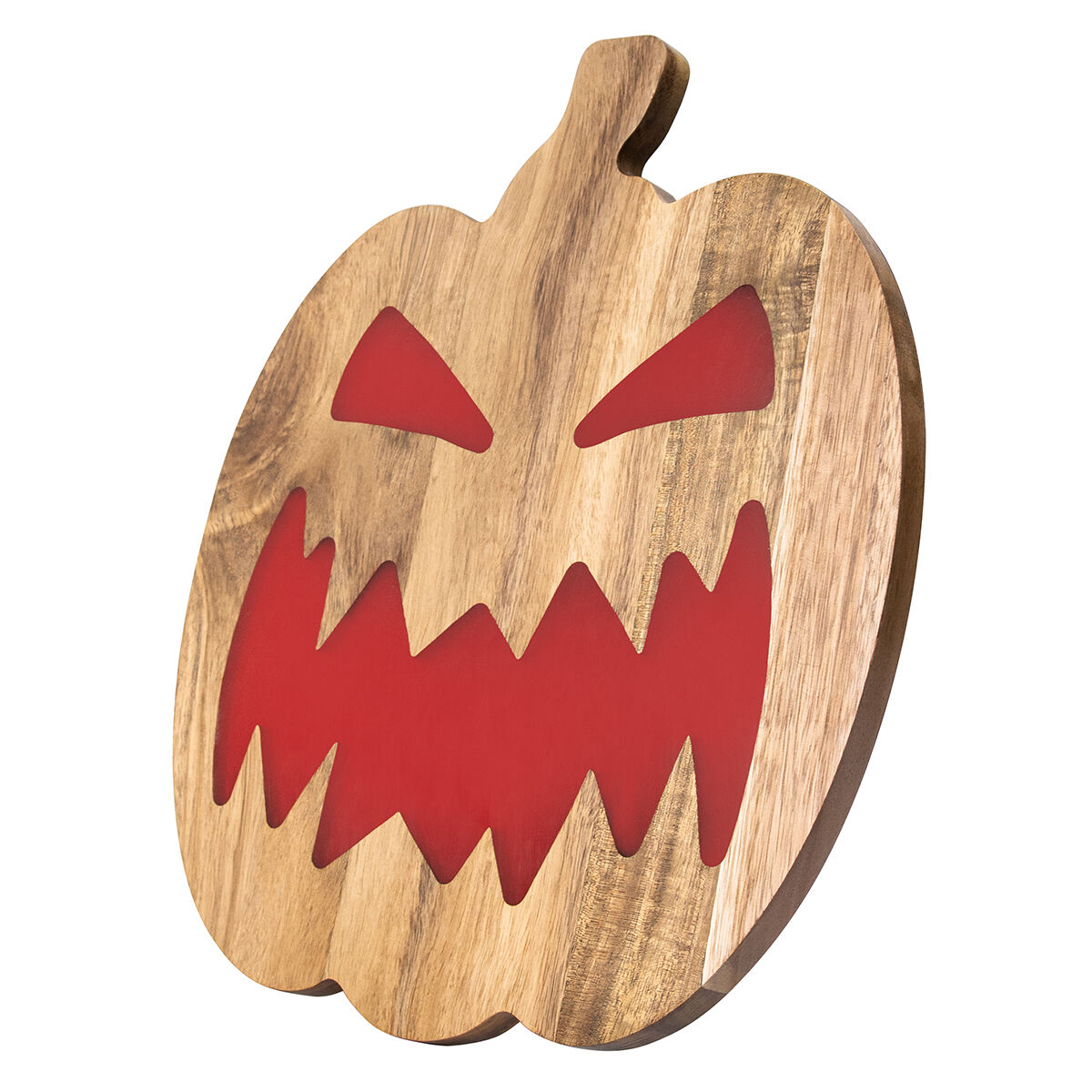 Halloween Resin Serving Board with Acacia Wood - FDA LFGB Certified - OEM & FBA Ready