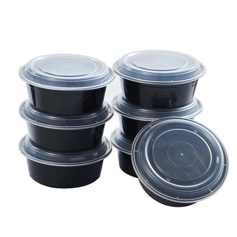 récipients à emporter en plastique PP de 32 oz, microwavables, ronds ...