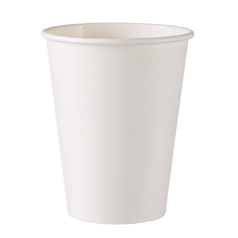 Custom Single Wall Paper Hot Cups 12 oz Disposable Cup