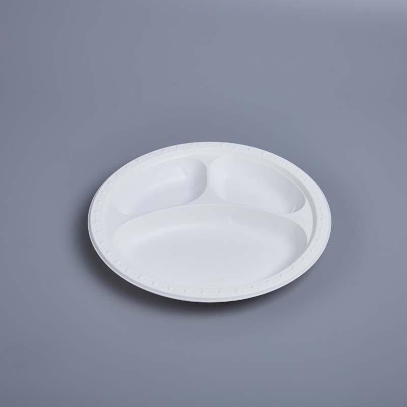 6'' 7'' 8'' 9'' 10.25'' White Plastic PP Disposable Plate