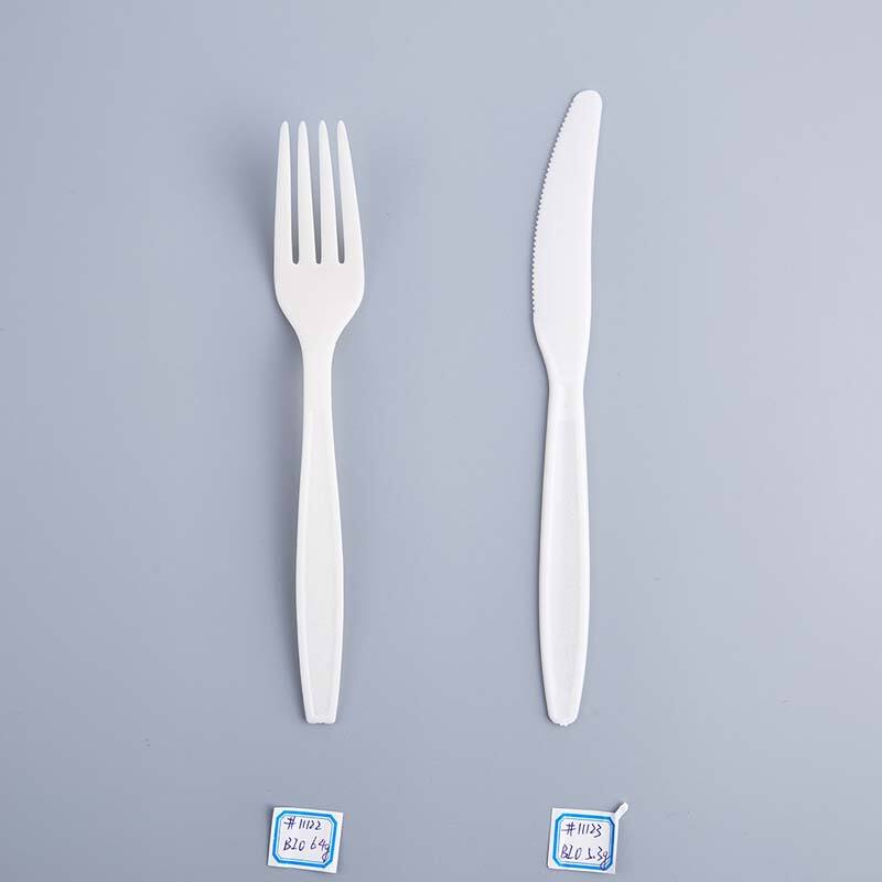 Bio Based Cornstarsh Disposable Cutlery Fork Spoon Knife