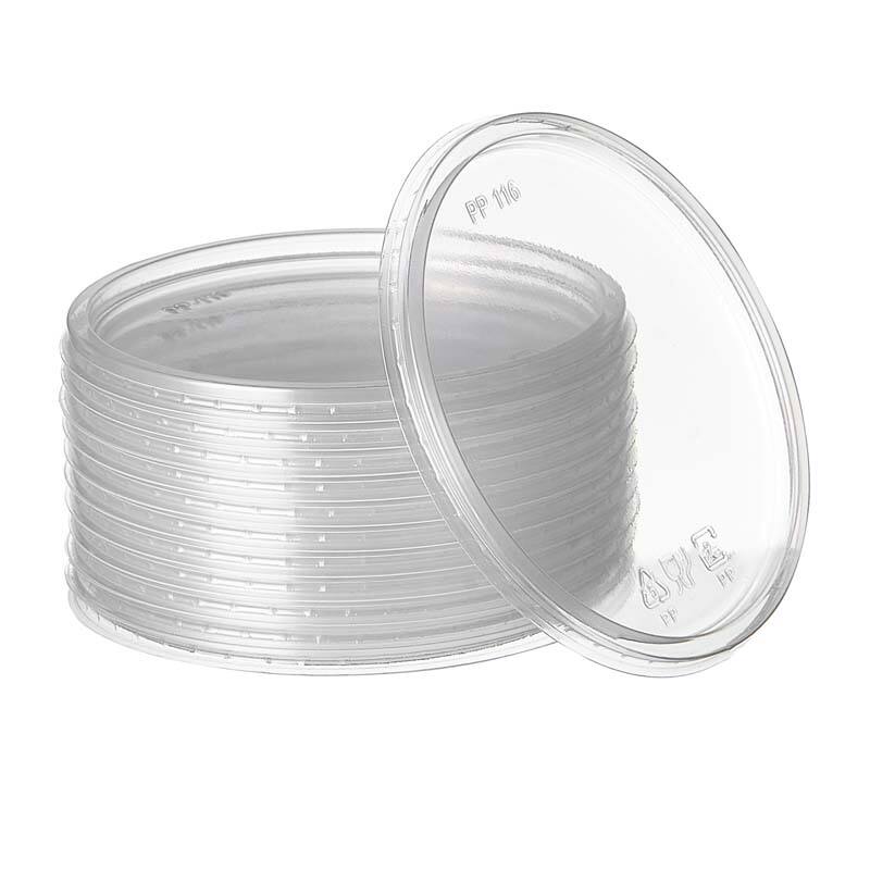 116mm Clear PP Plastic Deli Containers Lids