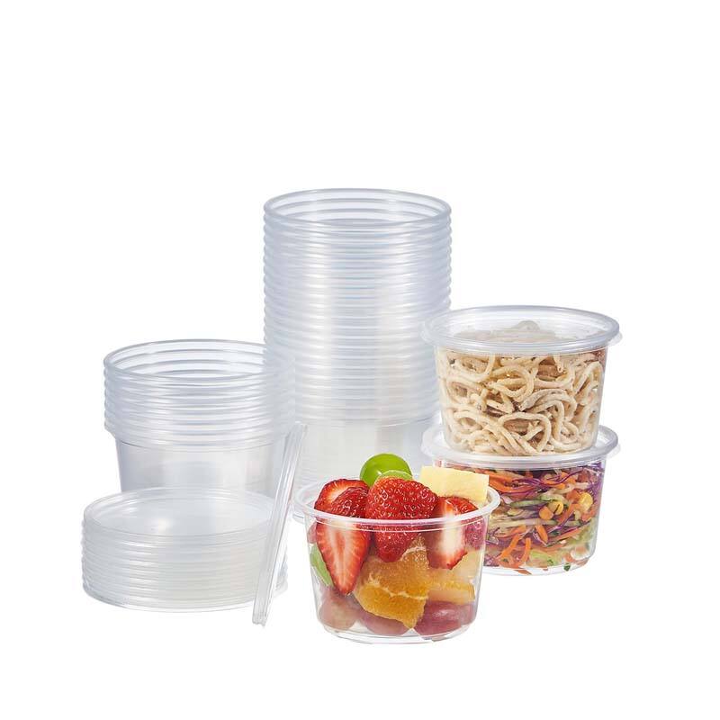 16 oz Clear PP Disposable Food Bowl Plastic Deli Containers