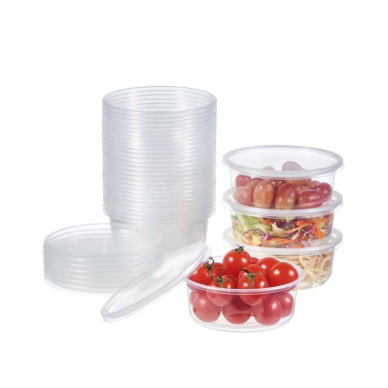 8 oz Clear PP Disposable Food Bowl Plastic Deli Containers