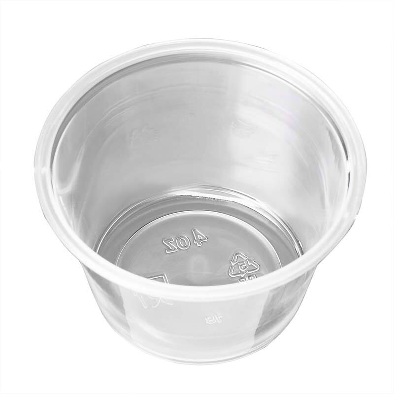 4 oz PP Clear Plastic Portion Sauce Cup