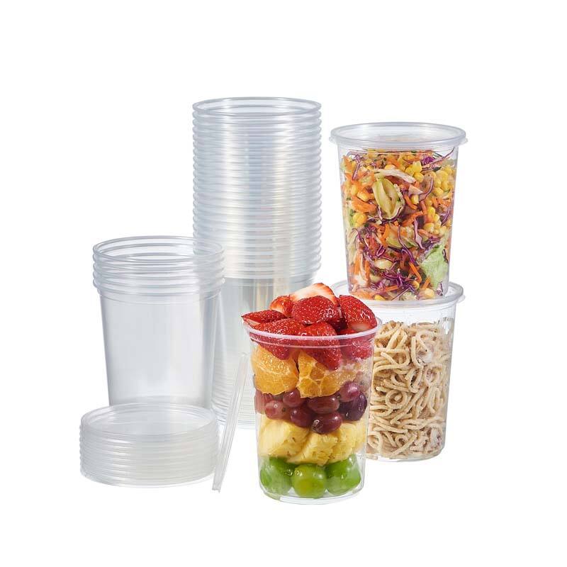 32 oz Clear PP Disposable Food Bowl Plastic Deli Containers