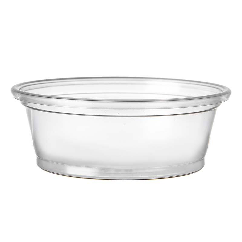 1.5 oz PP Clear Plastic Portion Sauce Cup