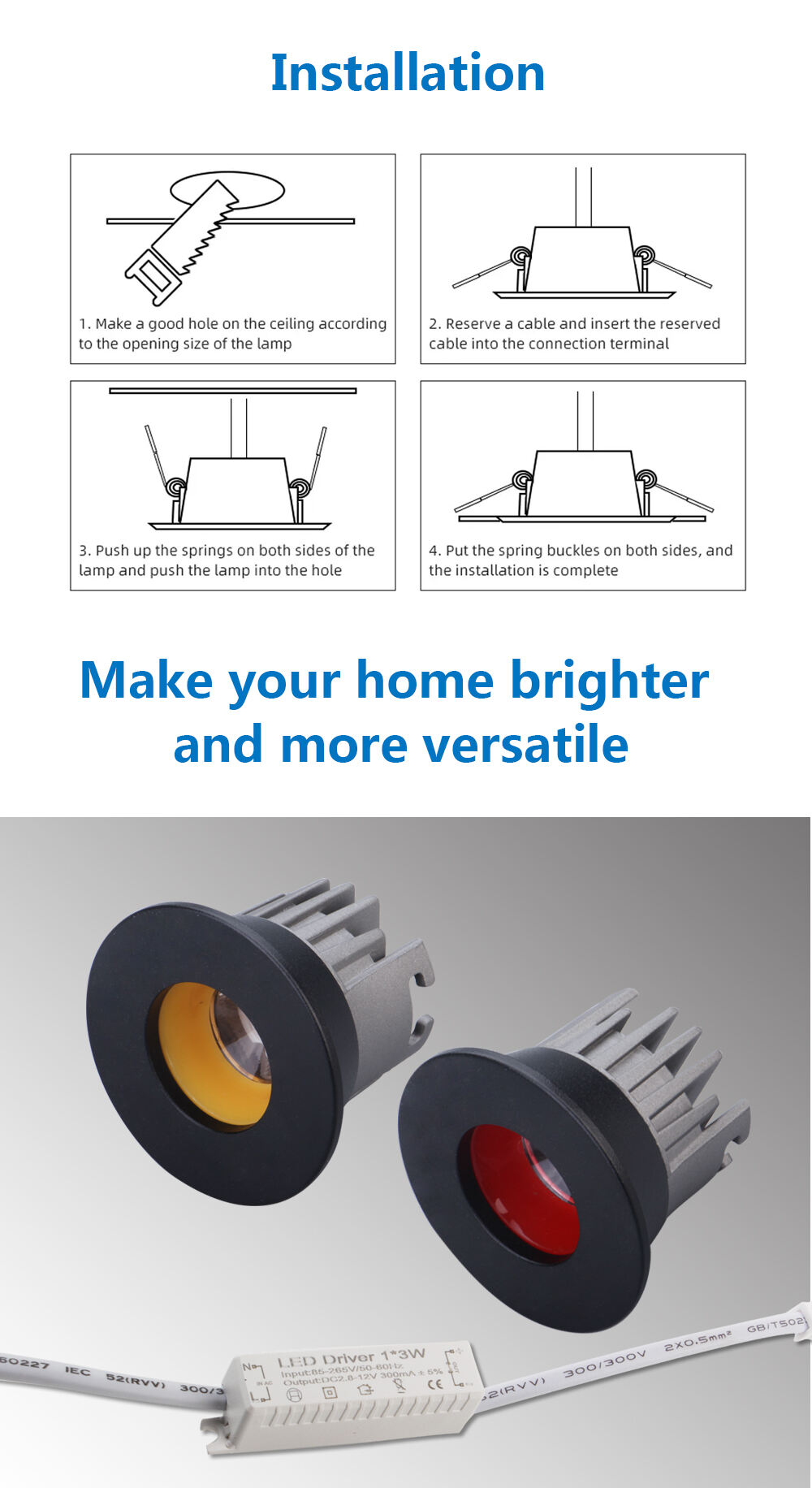 HX-87 LED SPOT LGHT Indoor Spot Light manufacture