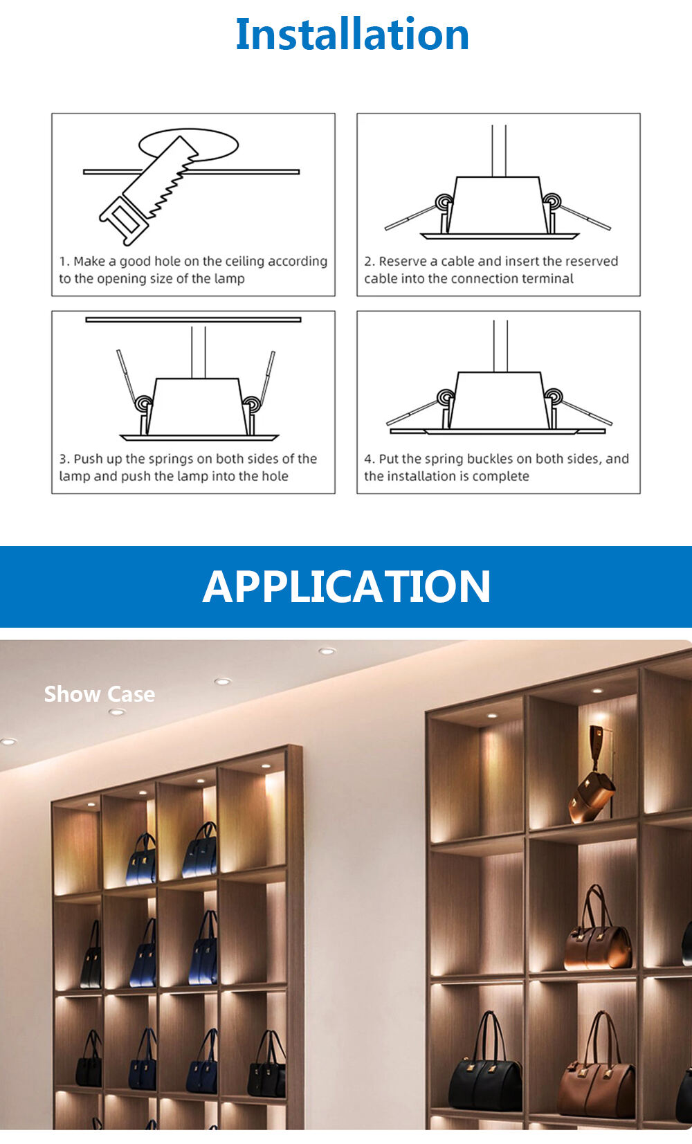 HX-111 LED SPOT LIGHT Indoor Spot Light details