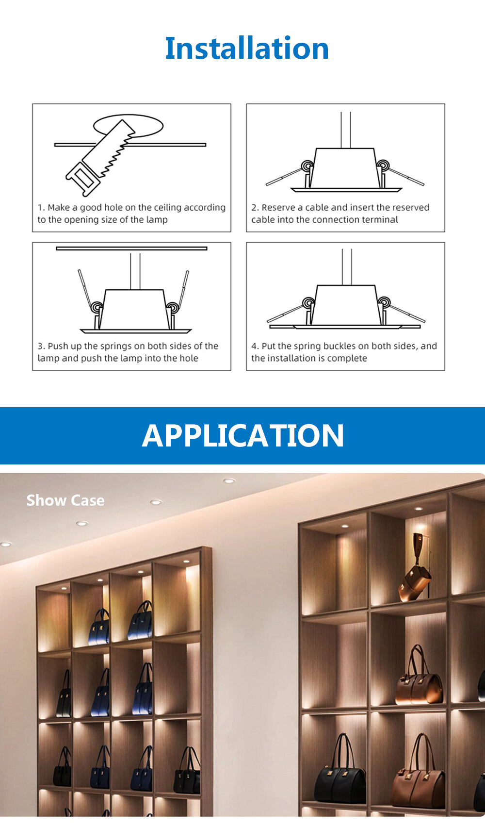 HX-096 LED SPOT LIGHT  Indoor Spot Light details