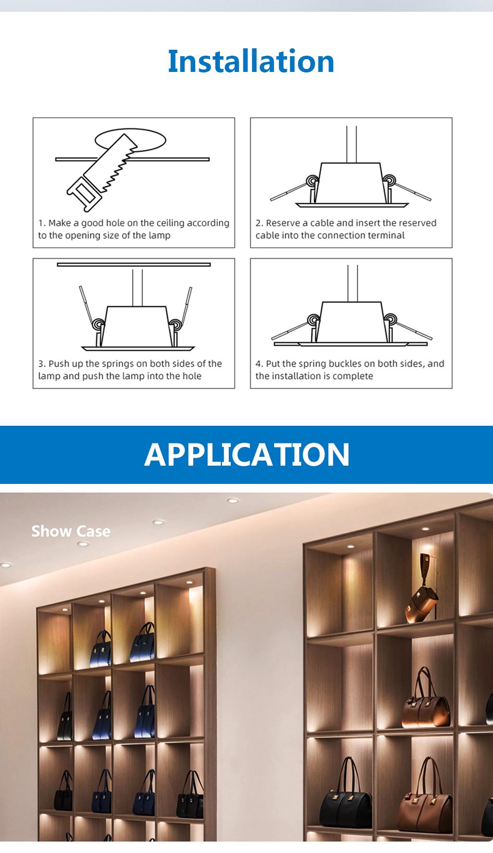 HX-098 LED SPOT LIGHT Indoor Spot Light details